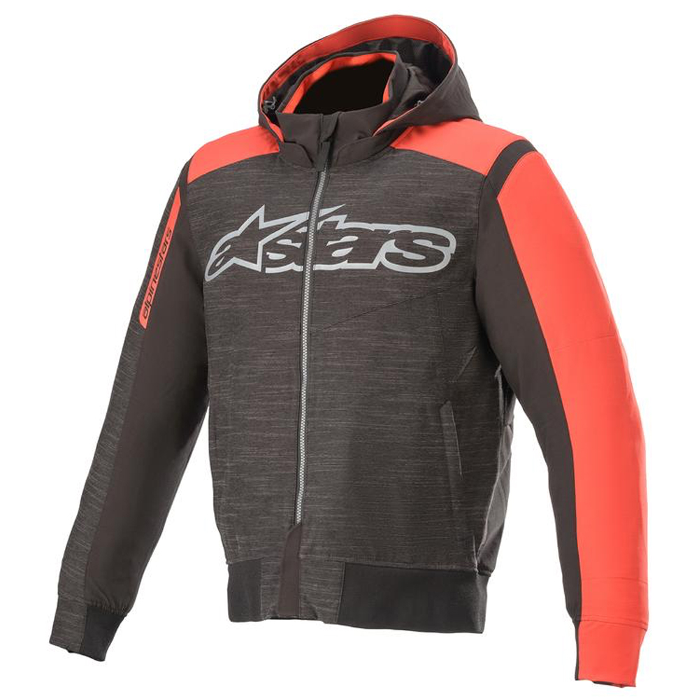 Alpinestars Alpinestars Rhod Windstopper Hoodie Black Bright Red